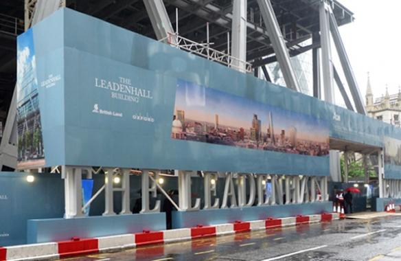 Digitally Printed Hoarding - The Leadenhall Building