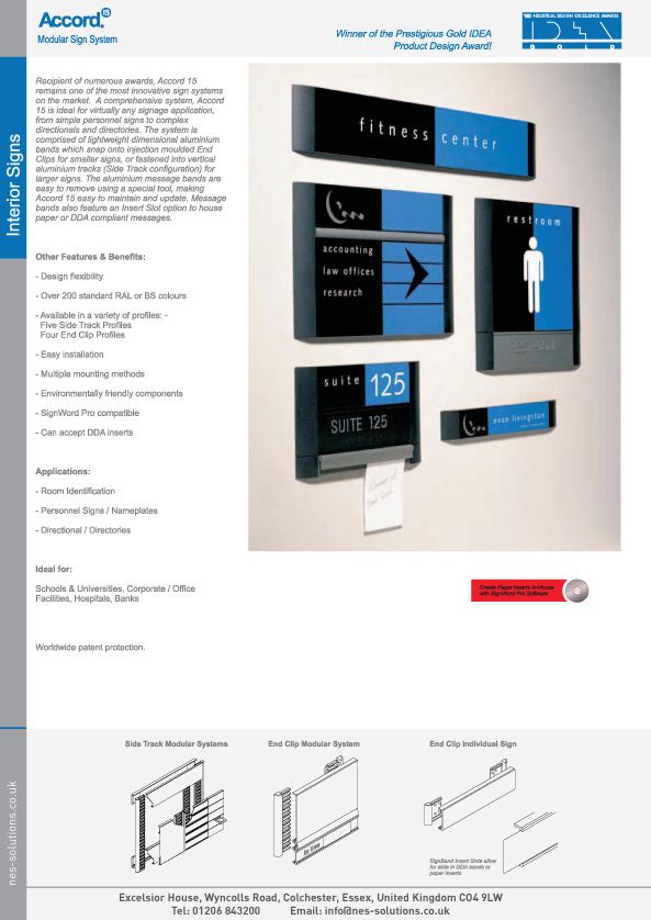 Internal Sign Systems