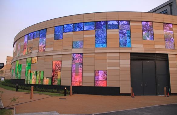 Bath Spa University, LED Facade Lighting